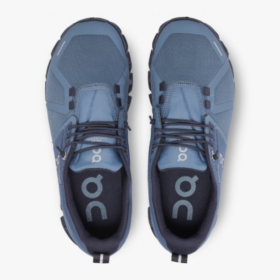 On Cloud 5 Waterproof Metal/Navy Women