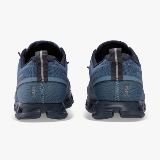 On Cloud 5 Waterproof Metal/Navy Women