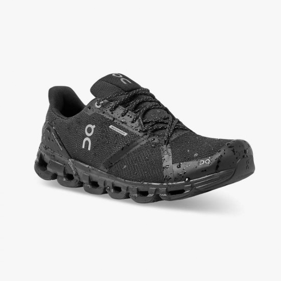 On Cloudflyer Waterproof Black/Lunar Men