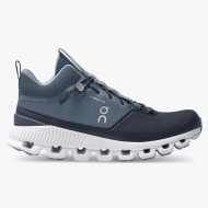 On Cloud Hi Waterproof Dust/Navy Women